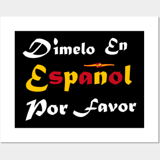 Dimelo En Espanol Por Favor Spanish language Teacher Posters and Art